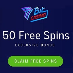 7Bit Casino 50 FS exclusive banner