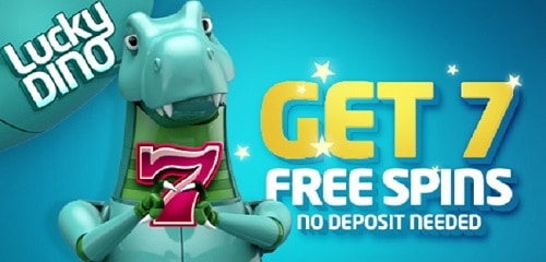 LuckyDino 7 free spins no deposit bonus