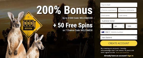 50 free spins bonus code (FOR50)