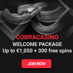 Cobra Casino bonus banner 250x250