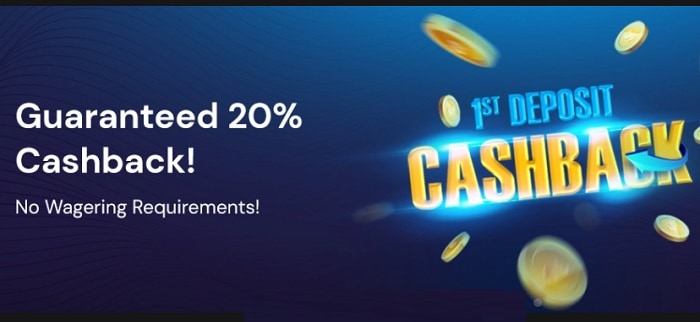 FortuneJack 20% Cashback 
