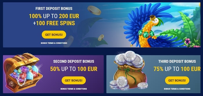 Welcome Bonus: $500 and 150 FS