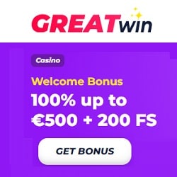 GreatWin Casino image banner 250x250