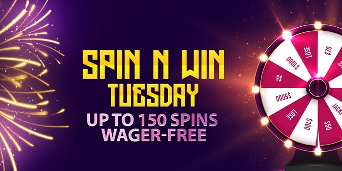 Play for 150 Free Spins! 