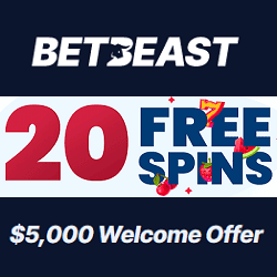 BetBeast Casino bonus banner 250x250