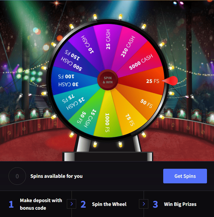 Spin Bonus Wheel